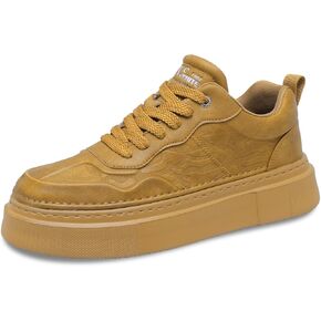 YCMM Lace Up Platform Sneakers for Men Women Lightweight Comfortable Casual Fashion Sneaker Walking Shoes