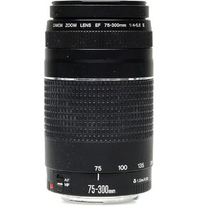 Canon EF 75-300mm f/4-5.6 III Telephoto Zoom Lens for Canon SLR Cameras (Certified Refurbished)