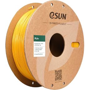 eSUN PLA+ Filament 1.75mm, 3D Printer Filament PLA Plus, Dimensional Accuracy +/- 0.03mm, 1KG per Spool, 2 Spools 3D Printing Filament, Black