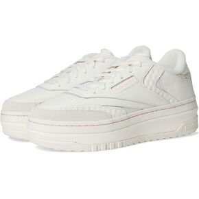 Reebok Women's Barbie Club C Extra Sneaker, Chalk/Chalk/Astro Rose, 7.5