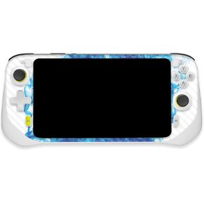 MightySkins Carbon Fiber Skin Compatible with Logitech G Cloud Gaming Handheld - Vibrant Smoke | Protective, Durable Textured Carbon Fiber Finish | Easy to Apply | Made in The USA
