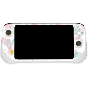 MightySkins Glossy Glitter Skin Compatible with Logitech G Cloud Gaming Handheld - Paper Flowers | Protective, Durable High-Gloss Glitter Finish | Easy to Apply | Made in The USA