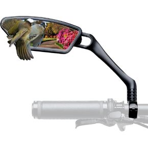 ROCKBROS Bike Mirrors for Handlebars HD Blast-Resistant Bicycle Mirror for Ebike 360 Degree Adjustable Bike Rear View Mirror Easy to Install Left and Right
