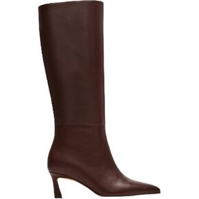 Steve Madden Women's Lavan Knee High Boot, Brown Leather, 10