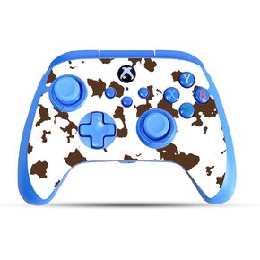 Carbon Fiber Gaming Skin Compatible With PowerA Xbox Series X|S Enhanced Wired Controller - Star Rays - Premium 3M Vinyl Protective Wrap Decal Cover - Easy To Apply | Crafted in the USA by MightySkins