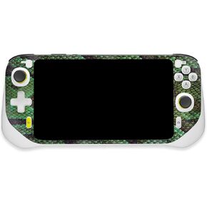 MightySkins Glossy Glitter Skin Compatible with Logitech G Cloud Gaming Handheld - Green Serpent | Protective, Durable High-Gloss Glitter Finish | Easy to Apply | Made in The USA