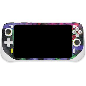 MightySkins Glossy Glitter Skin Compatible with Logitech G Cloud Gaming Handheld - Neon Splatter | Protective, Durable High-Gloss Glitter Finish | Easy to Apply | Made in The USA