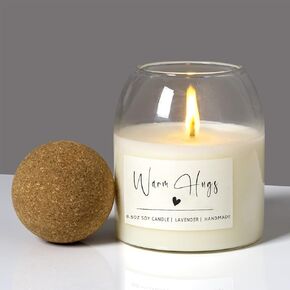 House Warming Gifts New Home，Housewarming Gifts, New Home Gift Ideas for Women Men Neighbor | Soy Wax, Long-Lasting 60-Hours, Lavender