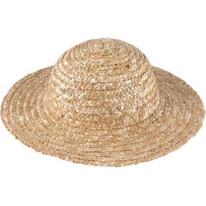 1pc Gardening Hat DIY Painting Straw Hat Small Straw Hats for Crafts Mexican Hat DIY Womens Beach Sun Straw Hat Upf50 Travel Foldable Doll Straw Hat Graffiti Hastily Child