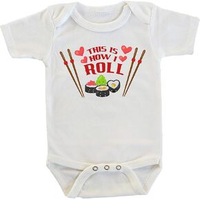 Witty and Bitty This is How I Roll Sushi Onesie/Bodysuit