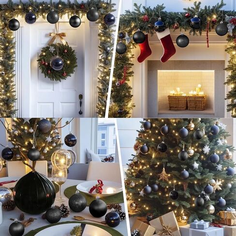 20 Pack Christmas Ornaments,Clear Plastic Ornaments Balls,Clear Christmas Ornaments for Crafts,Acrylic Clear Fillable Christmas Tree Ornament Balls for DIY,Wedding,Party and Home Decoration (S-5CM) in Saudi Arabia