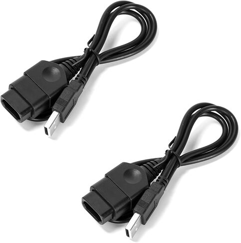 قطعتان من كابل محول لوحة الألعاب بطول حوالي 30.9 بوصة، منفذ USB يتصل بسطح المكتب/الكمبيوتر المحمول المتوافق مع Xbox Gen.1 in Kuwait