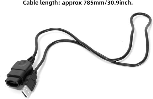قطعتان من كابل محول لوحة الألعاب بطول حوالي 30.9 بوصة، منفذ USB يتصل بسطح المكتب/الكمبيوتر المحمول المتوافق مع Xbox Gen.1 in Kuwait
