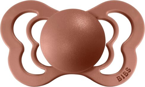 BIBS Pacifiers – Couture | Orthodontic Nipple Pacifier | BPA-Free Natural Rubber | Made in Denmark | Set of 2 Soothers (Woodchuck, 6-18 Months) in Saudi Arabia