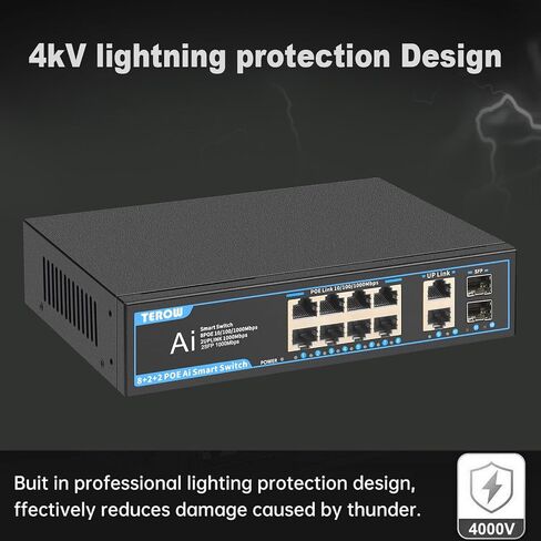 5 Port Gigabit Unmanaged Network Switch, Portable Switch | Plug & Play | Fanless Housing, White Color in Saudi Arabia