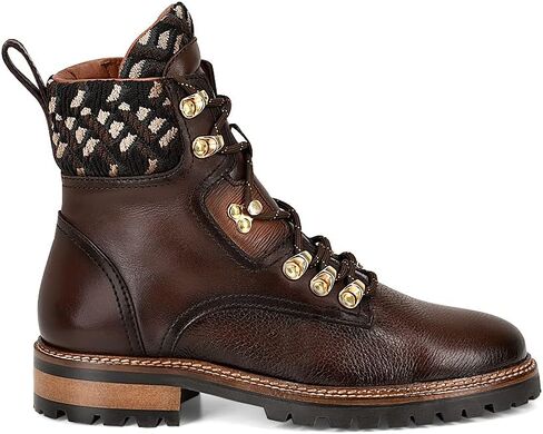 FRANCO CUADRA Women's Bootie in Genuine Deer Leather Brown in Saudi Arabia