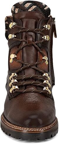FRANCO CUADRA Women's Bootie in Genuine Deer Leather Brown in Saudi Arabia