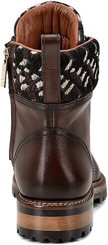FRANCO CUADRA Women's Bootie in Genuine Deer Leather Brown in Saudi Arabia