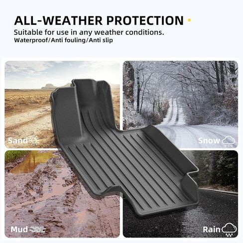 5Pcs Set of Front and Rear Trunk Mats for Tesla Cybertruck 2024 2025 Accessories Pickup Truck Bed Mat Tailgate Mat Front Cargo Mat Protective Pads in Saudi Arabia