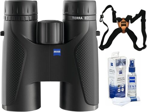 مجموعة أدوات تنظيف وحزام مناظير ZEISS 10x42 Terra ED (3 قطع) in Kuwait