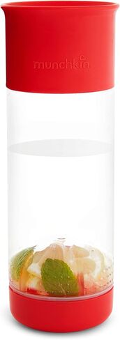 Munchkin® Miracle® 360 Fruit Infuser Water Bottle, 20 Ounce, Red in Saudi Arabia