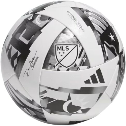 adidas MLS Club Soccer Ball, Solar Yellow/Black, 3 in Kuwait