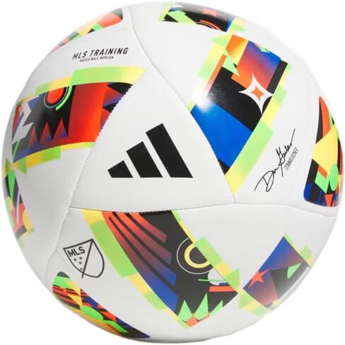 adidas MLS Club Soccer Ball, Solar Yellow/Black, 3 in Kuwait