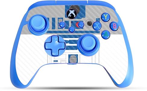 Gaming Skin Compatible with PowerA Xbox Series X|S Enhanced Wired Controller - Nebula - Premium 3M Vinyl Protective Wrap Decal Cover - Easy to Apply | Crafted in The USA by MightySkins in Saudi Arabia