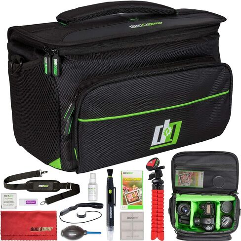Deco Gear Protective Pro Designed Camera Bag for DSLR and Mirrorless Cameras Includes Bonus Photo Accessories (Large) in Saudi Arabia