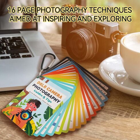 Photography Cheat Sheet Cards for Man: Camera Quick Reference Card for Boy - Photography Guide for DSLR Cameras in Saudi Arabia