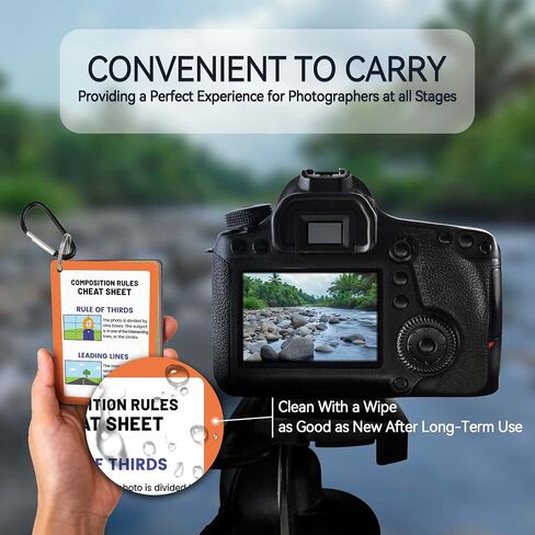 Photography Cheat Sheet Cards for Man: Camera Quick Reference Card for Boy - Photography Guide for DSLR Cameras in Saudi Arabia