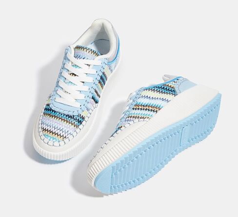 LUCKY STEP Women's Platform Sneakers Retro Braided Fashion Casual Chunky Shoes Breathable Durable Non Slip Walking Footwear in Saudi Arabia