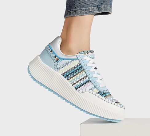 LUCKY STEP Women's Platform Sneakers Retro Braided Fashion Casual Chunky Shoes Breathable Durable Non Slip Walking Footwear in Saudi Arabia