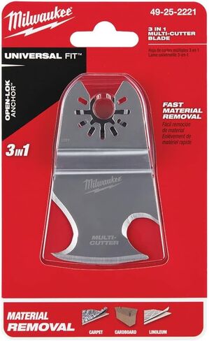 Milwaukee Open-Lok 3.41 in. L X 2 in. W Stainless Steel 3-in-1 Scraper Blade 1 pk in Saudi Arabia
