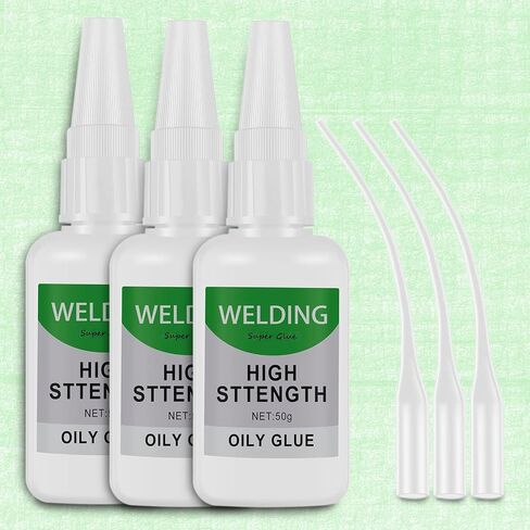 Welding High-Strength Oily Glue,Jue-Fish Glue Universal Super Glue Gel,Strong & Instant Bond,Quick Dry,Repair Glue for Shoes,Ceramics, Porcelain, Metal, Plastic, Wood, Leather, Glass (50g/1pcs) (3) in Saudi Arabia