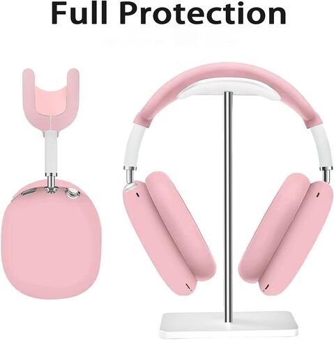 MORWLAT غطاء حماية لامع لسماعات AirPods Max بأحجار الراين اللامعة، 3 في 1 للنساء حافظات ناعمة لطيفة لامعة مع أغطية وسادات الأذن / واقي غطاء عصابة الرأس لهاتف Apple AirPods Max in Kuwait