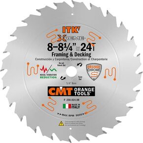 CMT ORANGE TOOLS 250.024.08 ITK FRAMING/DECKING 8-1/4"x24x5/8"