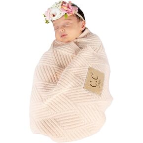 Funky Junque Large Soft Warm Lightweight Baby Throw Blanket for Toddler Bed, Strollers, Naps, Daycare Preschool Baby Throw Blanket - Leopard Pattern - Latte