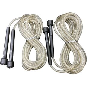 Royalty Double Dutch Jump Ropes (Set of 2) Gold, Perfect Length 14 Feet, Tangle-Free, Heavy Weight No Need for Doubling, For Beginning and Advanced Jumpers