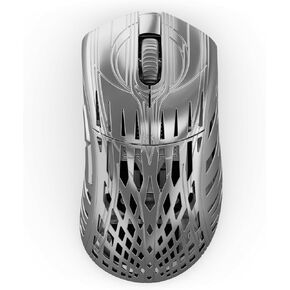 PWNAGE Stormbreaker Wireless Magnesium Gaming Mouse 8kHz - 50grams Ultralight Esports Pro Gamer Flawless Professional PAW3395 Optical Sensor 26,000 DPI - 8000Hz -100% PTFE Skates Ergo -Platinum
