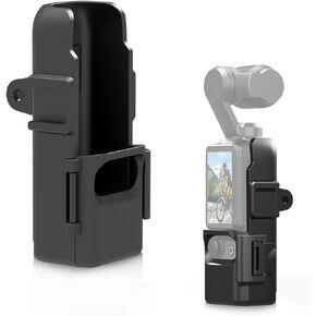 PULUZ Protective Frame Expansion Adapter for DJI Osmo Pocket 3 Crashproof Camera Guard Protection Frame Cage with 1/4 Screw Hole & Action Cam Interface for Mounting Tripods Handles Accessories