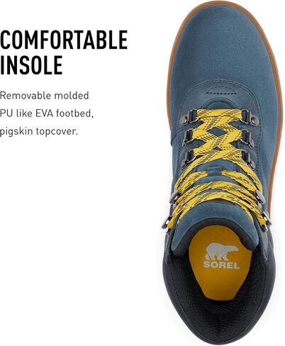 حذاء Sorel النسائي Joan of Arctic Next Lite Hiker - حذاء شتوي مصنوع من جلد مقاوم للماء وجلد سويدي in Kuwait