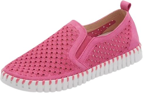Ilse Jacobsen HORNBAEK Women's Tulip Slip-On Flat | Elastic Side Panels | Lightweight Flexible Comfort. in Saudi Arabia