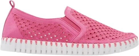 Ilse Jacobsen HORNBAEK Women's Tulip Slip-On Flat | Elastic Side Panels | Lightweight Flexible Comfort. in Saudi Arabia