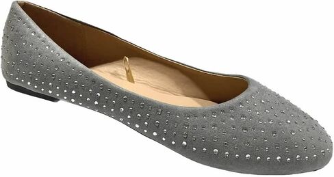حذاء بدون كعب للتدخين من القماش الكتاني للسيدات من Shoes8teen in Kuwait