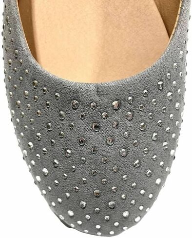حذاء بدون كعب للتدخين من القماش الكتاني للسيدات من Shoes8teen in Kuwait