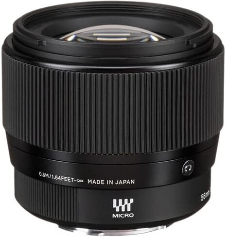 حزمة Sigma 56mm f/1.4 DC DN المعاصرة Micro Four Thirds (351963): بطاقة ذاكرة سعة 64 جيجابايت، وقارئ بطاقات، وغطاء العدسة، وأغطية العدسات، ومجموعة المرشحات، ومجموعة التنظيف الكاملة، وحافظة غطاء العدسة، والمزيد in Saudi Arabia
