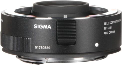 محول تقريب Sigma TC-1401 1.4X لـ Canon EF (879101) الحزمة: بطاقة ذاكرة 64 جيجابايت، قارئ بطاقات، محفظة بطاقات، حقيبة عدسة، حقيبة حمل ناعمة، مجموعة تنظيف كاملة، حافظة غطاء العدسة in Saudi Arabia