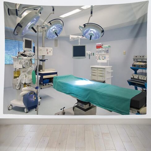 BELECO خلفية المستشفى 7x5ft النسيج خلفية غرفة العمليات طبيب جراحة التخدير سرير المرضى المعدات الطبية خلفية الصورة للطبيب ممرضة صورة فنية التقطت الصور استوديو الدعائم in Saudi Arabia