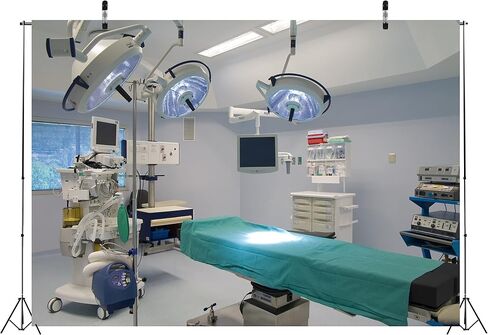 BELECO خلفية المستشفى 7x5ft النسيج خلفية غرفة العمليات طبيب جراحة التخدير سرير المرضى المعدات الطبية خلفية الصورة للطبيب ممرضة صورة فنية التقطت الصور استوديو الدعائم in Saudi Arabia